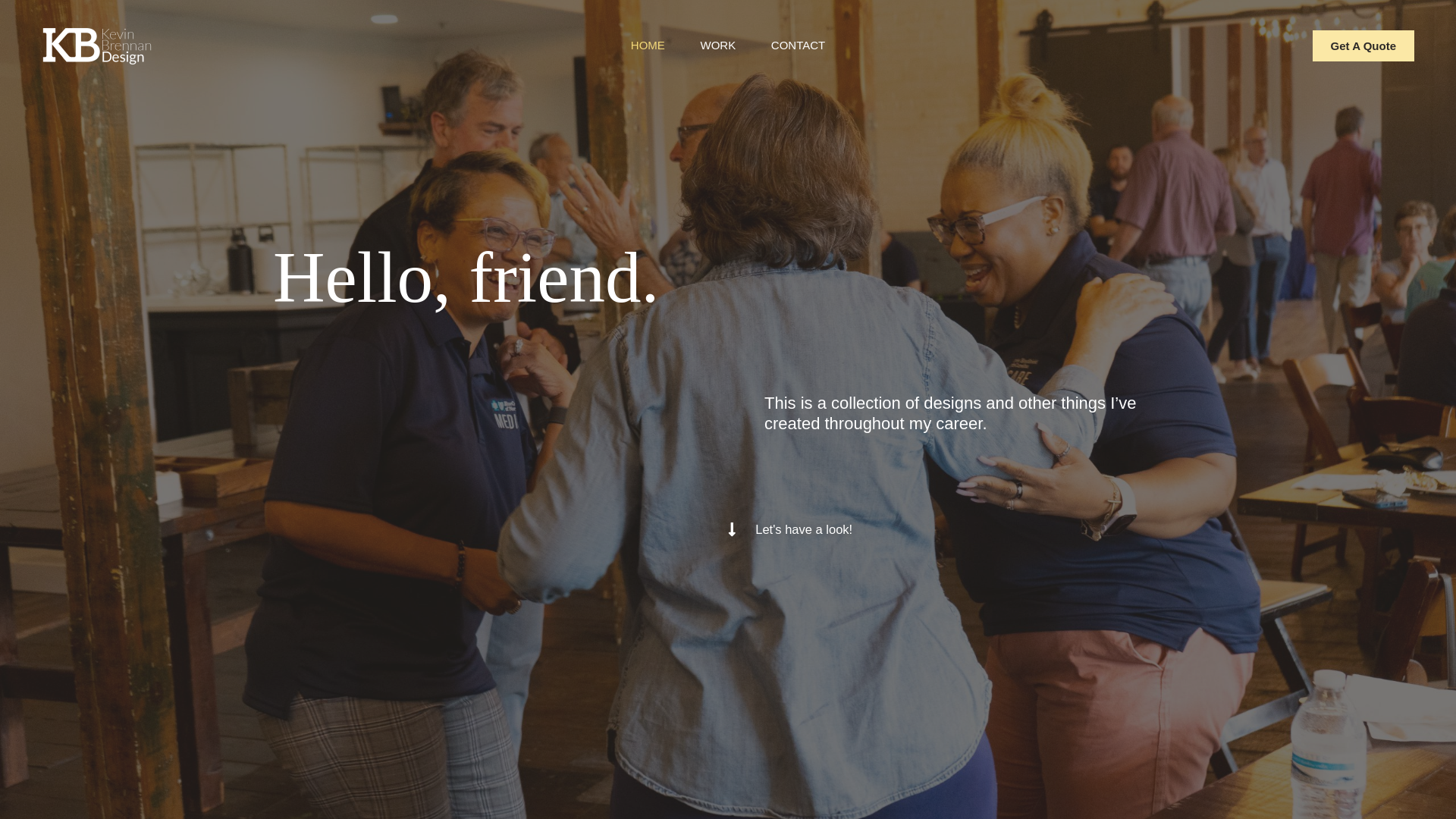 website screenshot of https://kcbdesigns.us