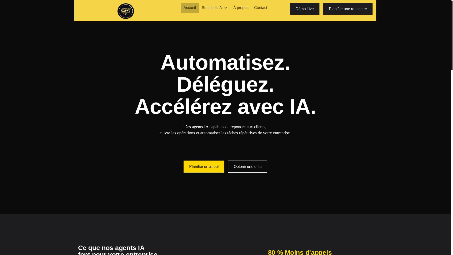 website screenshot of https://vatexia.com/