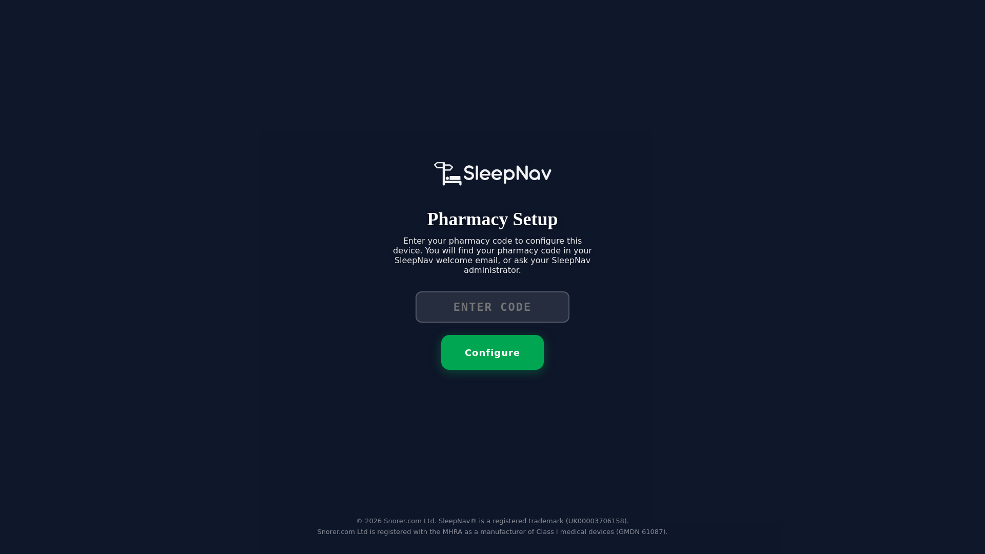website screenshot of https://sleepnav-pwa.pages.dev/