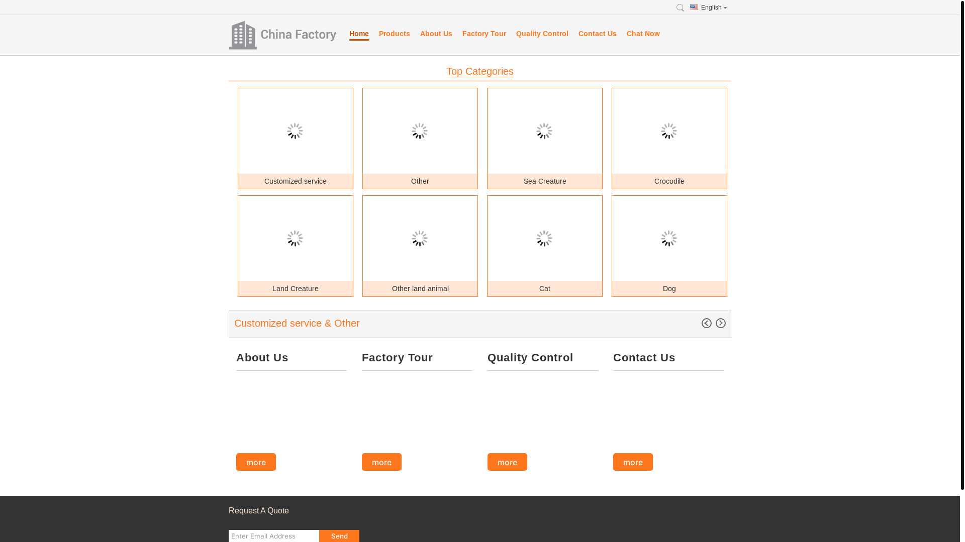 website screenshot of https://landcreature.com/