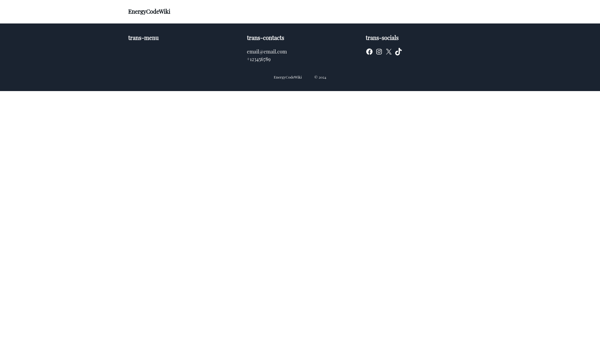 website screenshot of https://energycodewiki.com/