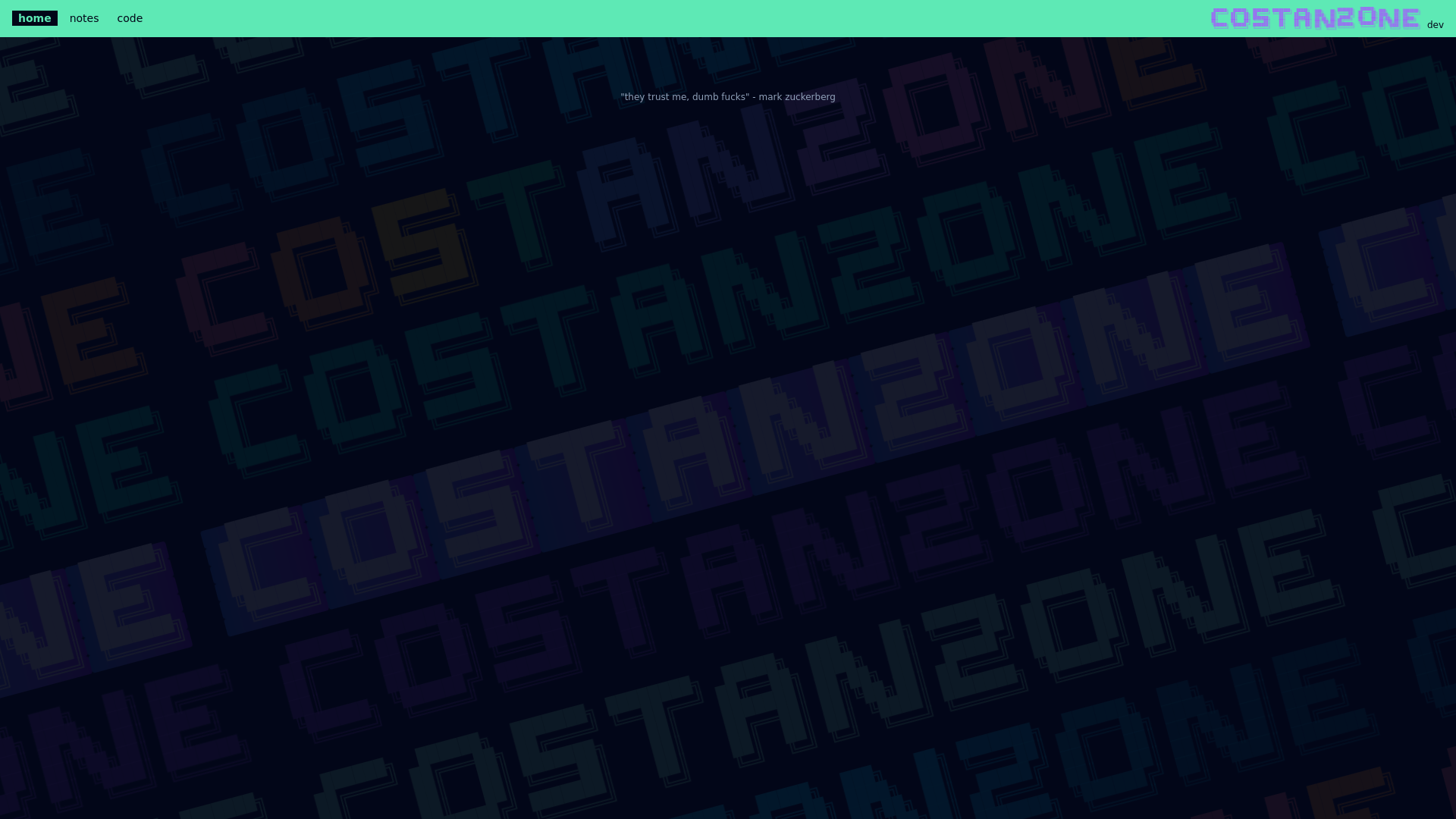 website screenshot of https://costanzone.pages.dev/
