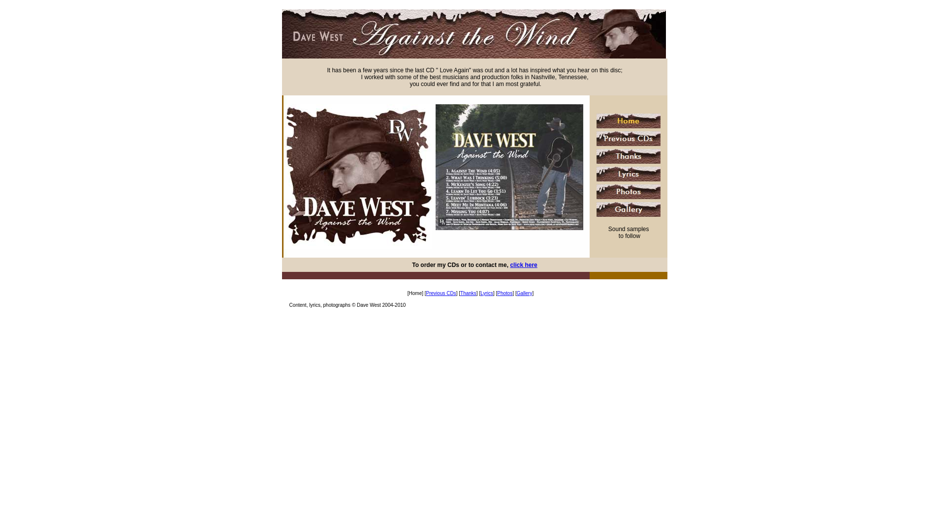 website screenshot of https://dave-west.pages.dev/