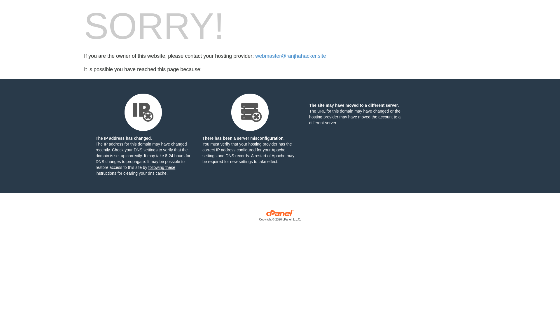 website screenshot of https://ranjhahacker.site/