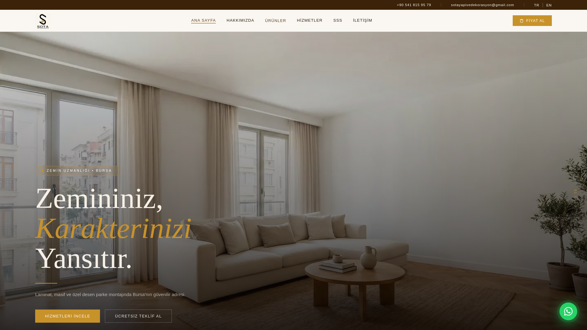 website screenshot of https://sotayapidekorasyon.com/