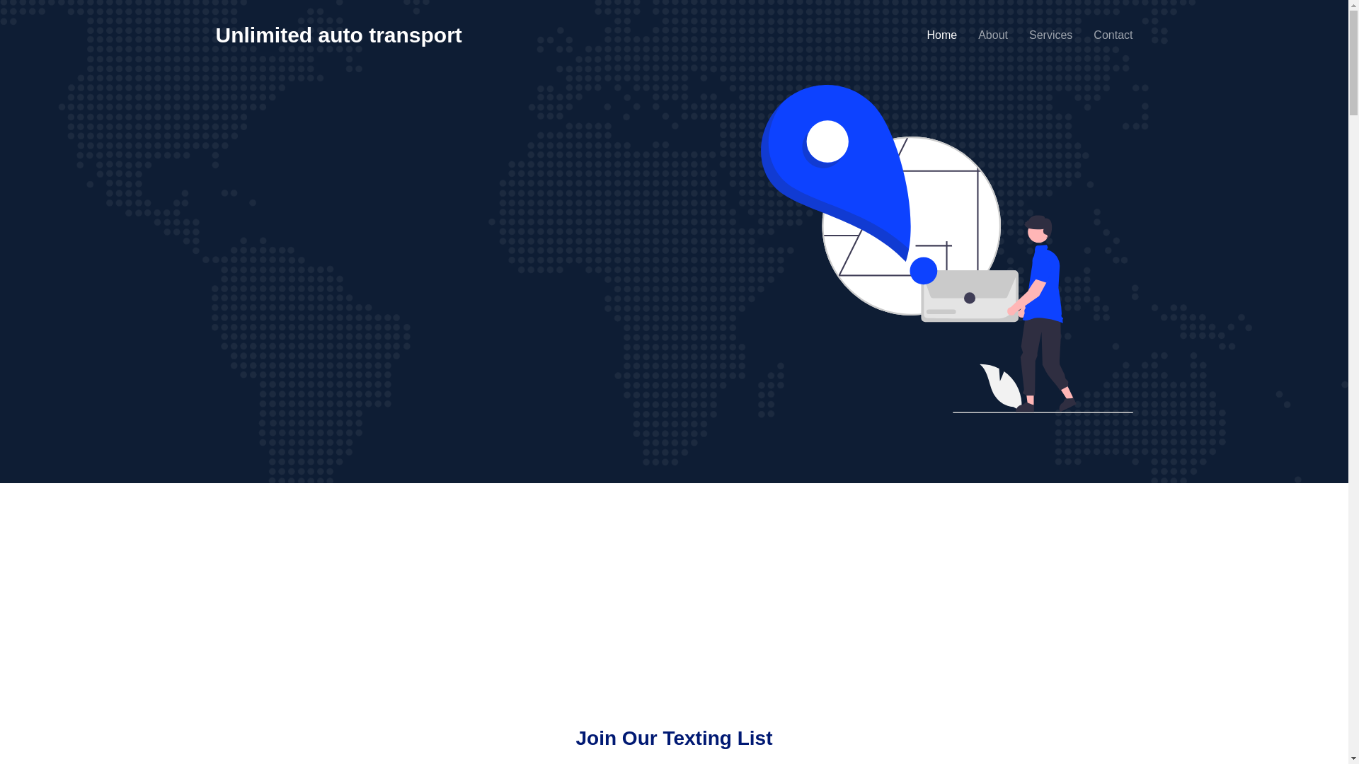 website screenshot of https://unlimited-transports.pages.dev/