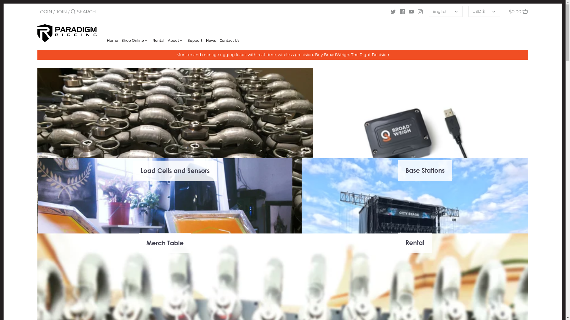 website screenshot of https://snackabama.ca/