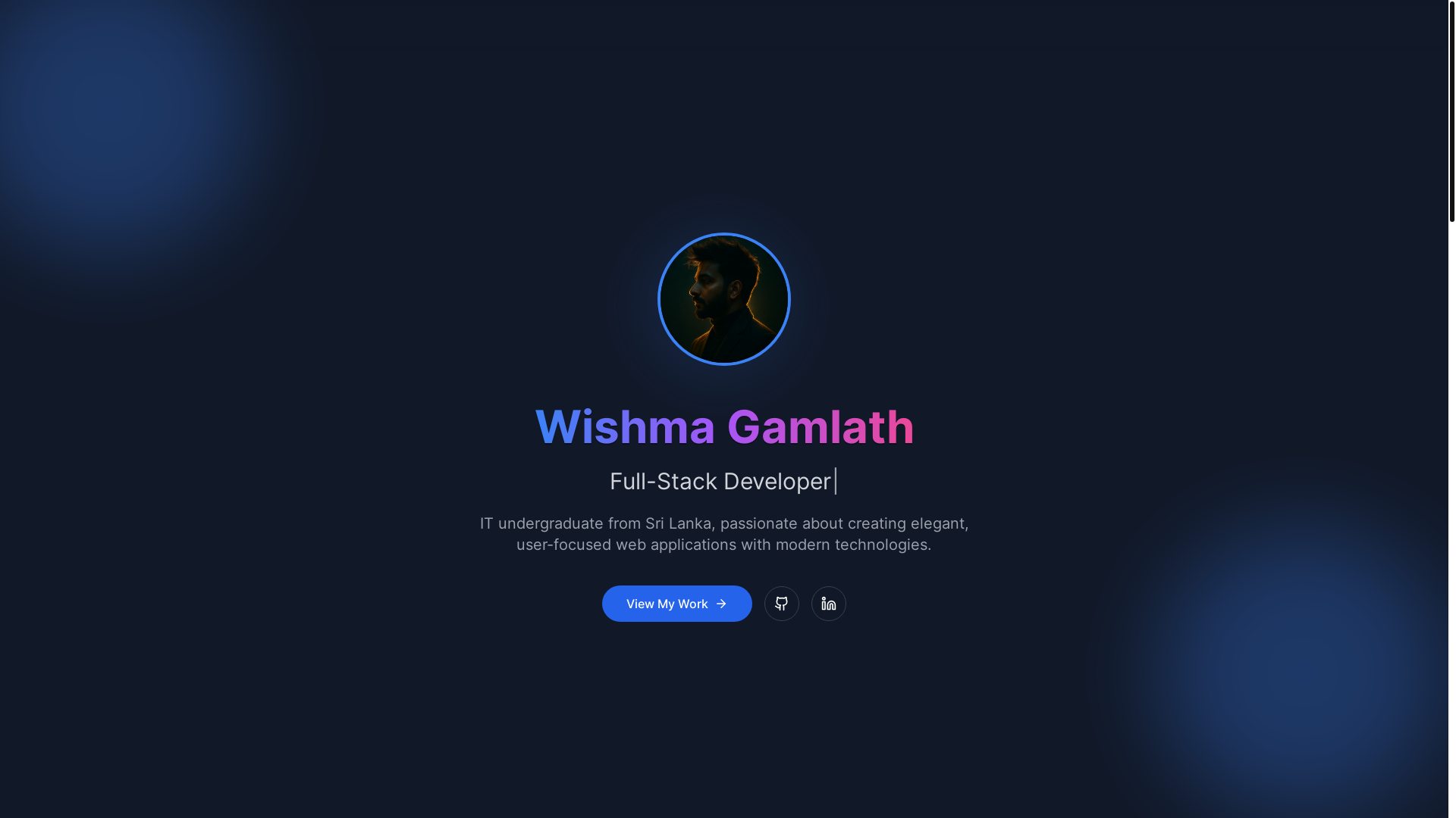 website screenshot of https://wishma-gamlath.pages.dev/