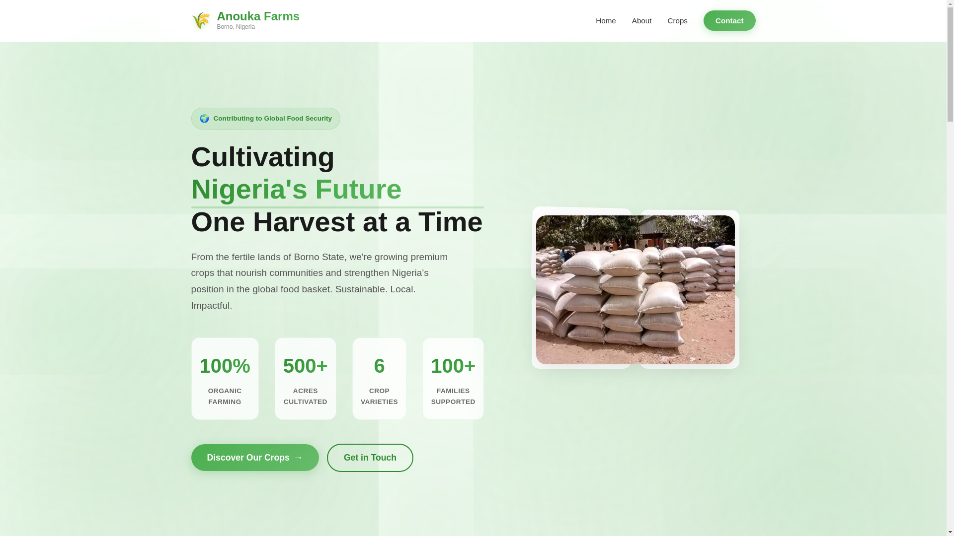 website screenshot of https://anoukafarms.pages.dev/