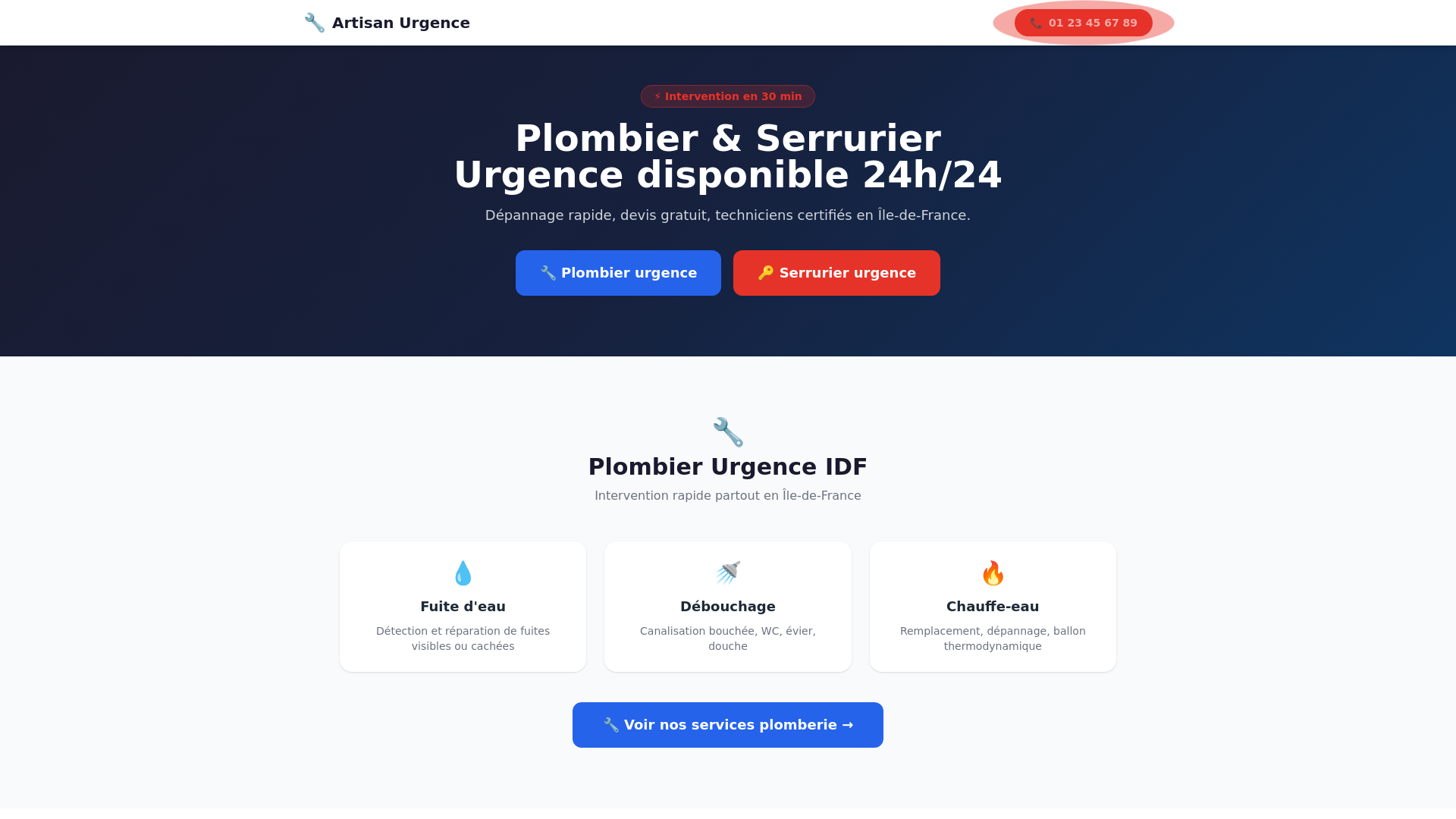 website screenshot of https://landing-pages-ads.pages.dev/