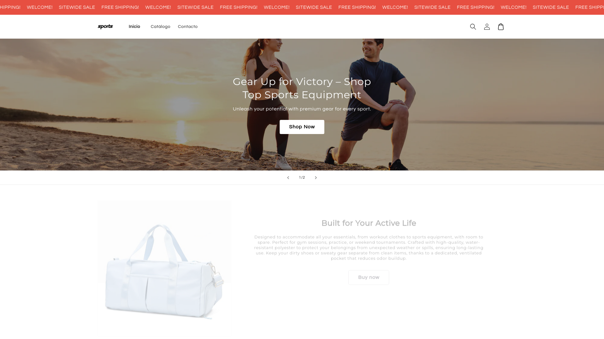 website screenshot of https://deportesbet.store/