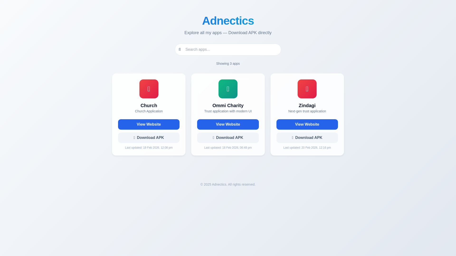 website screenshot of https://adnectics.dev/