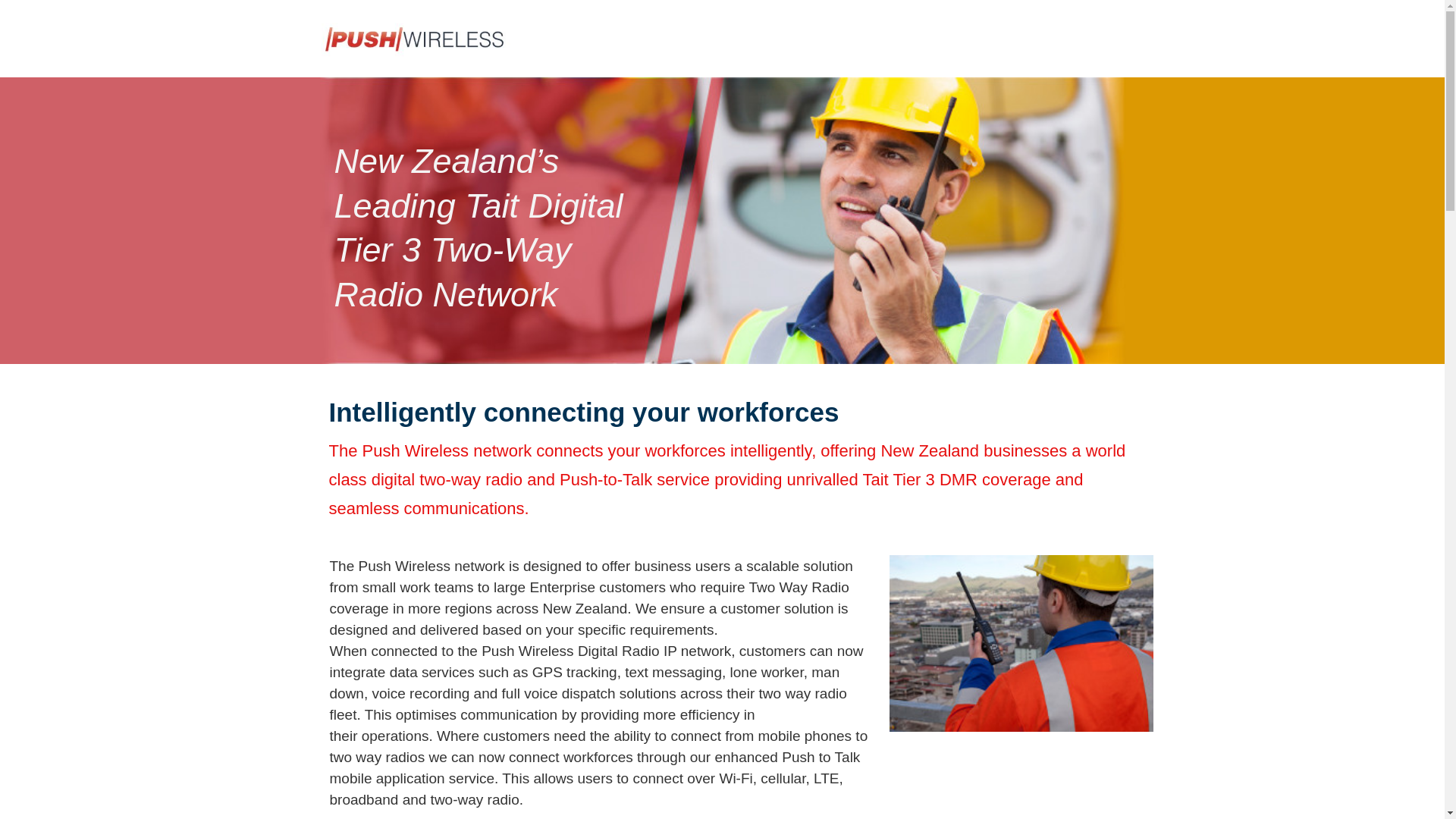 website screenshot of https://push-wireless.pages.dev/