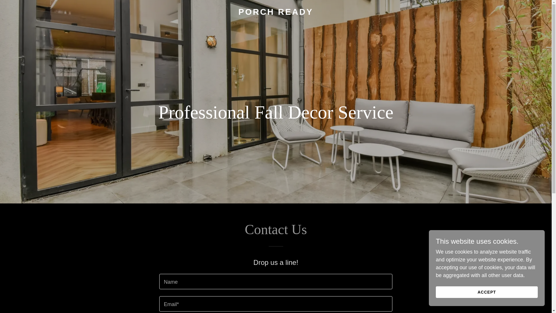 website screenshot of https://porchready.com/