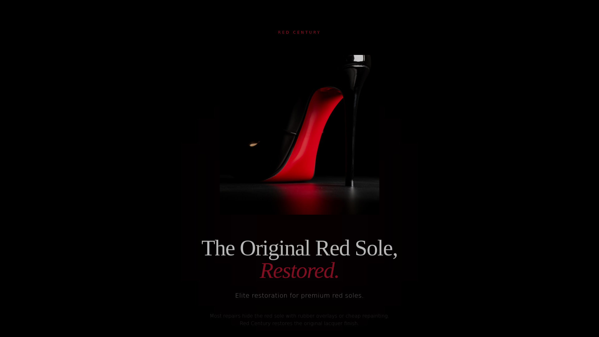 website screenshot of https://redcentury.co