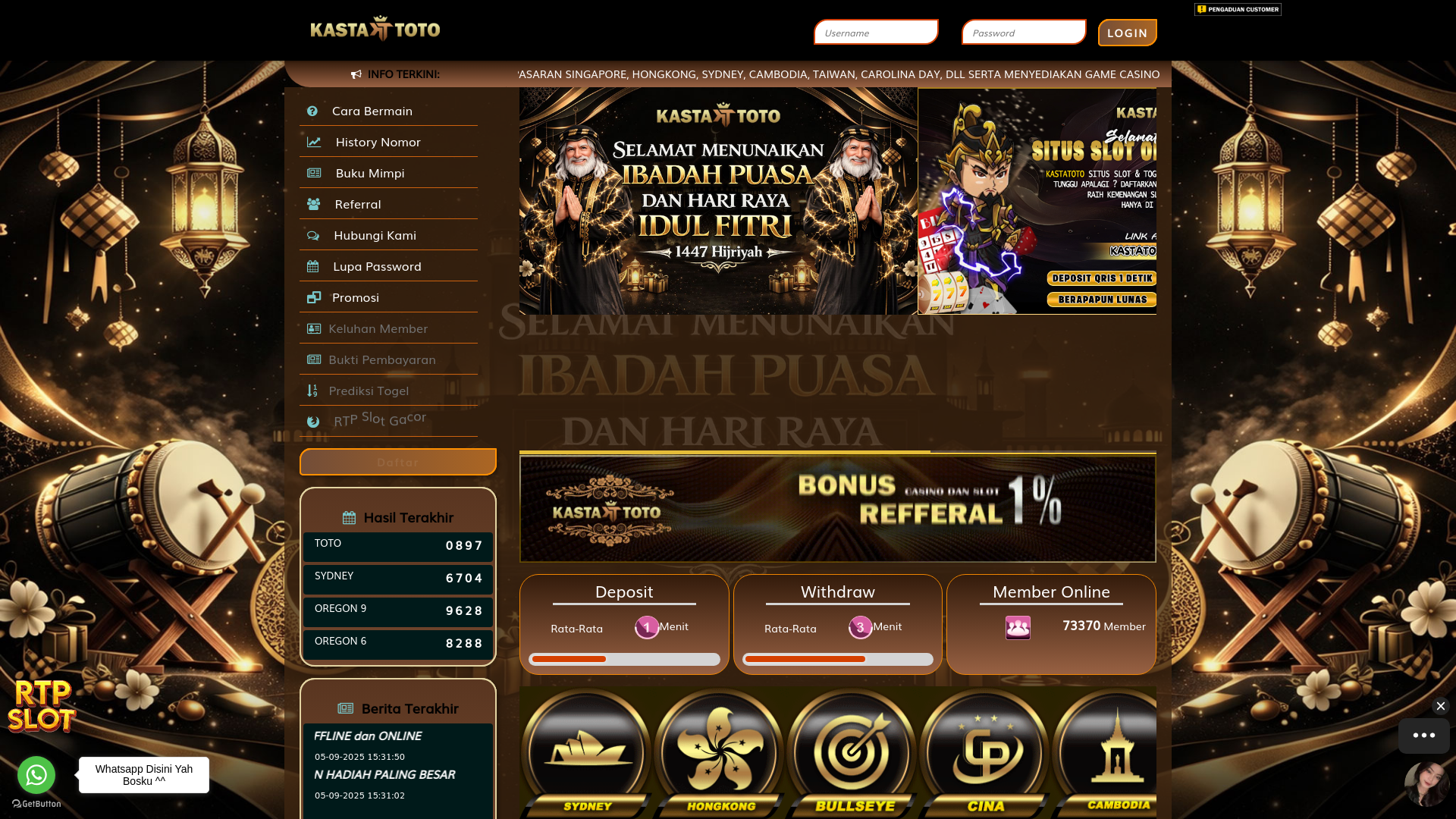 website screenshot of https://kastaready.com/