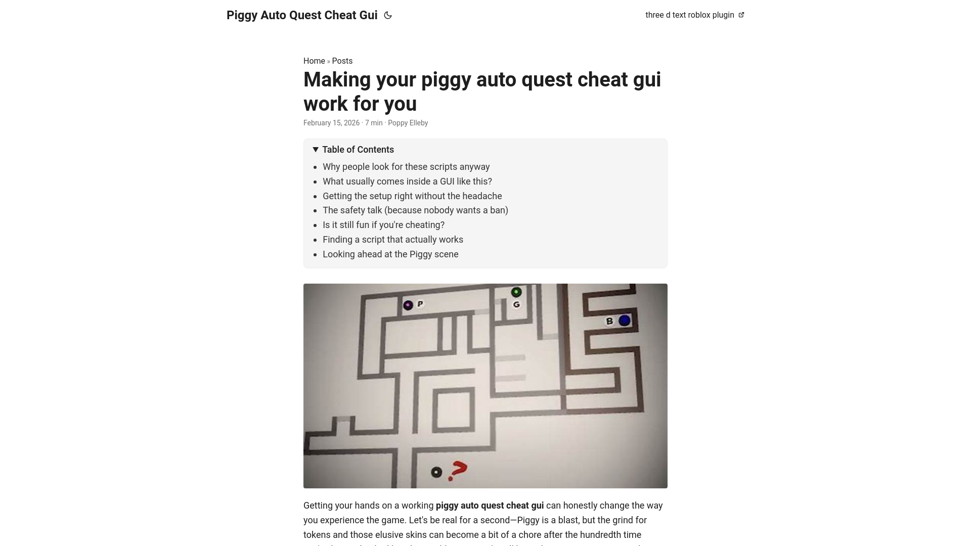 website screenshot of https://piggy-auto-quest-cheat-gui.pages.dev/