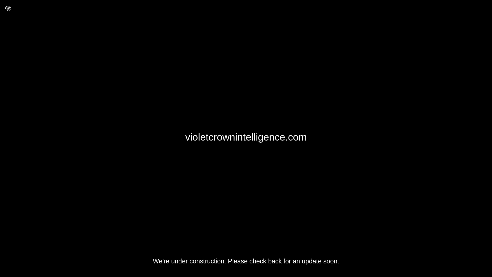 website screenshot of https://violetcrownintelligence.com/