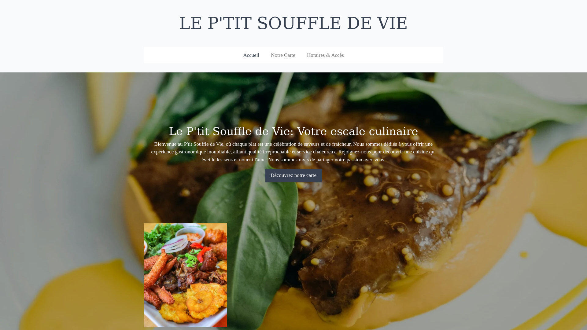 website screenshot of https://leptitsouffledevie.com/