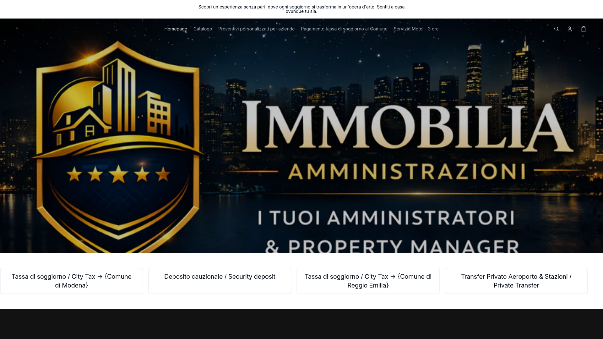 website screenshot of https://immobilia911.com/