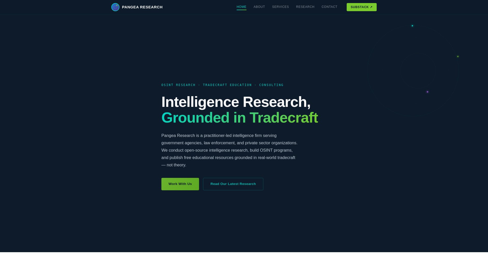 website screenshot of https://pangea-site.pages.dev/
