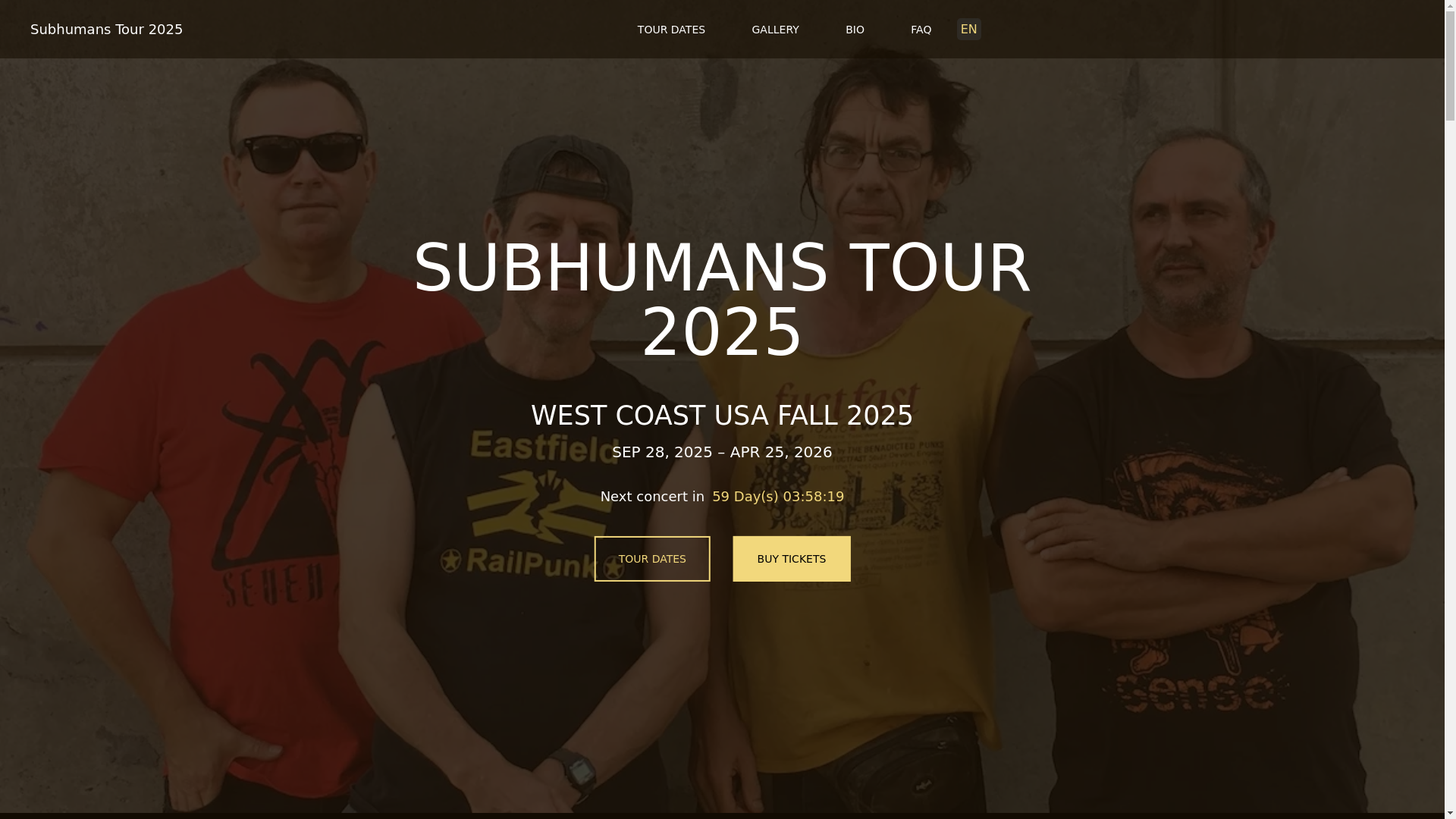 website screenshot of https://subhumanstour-com-github-io.pages.dev/