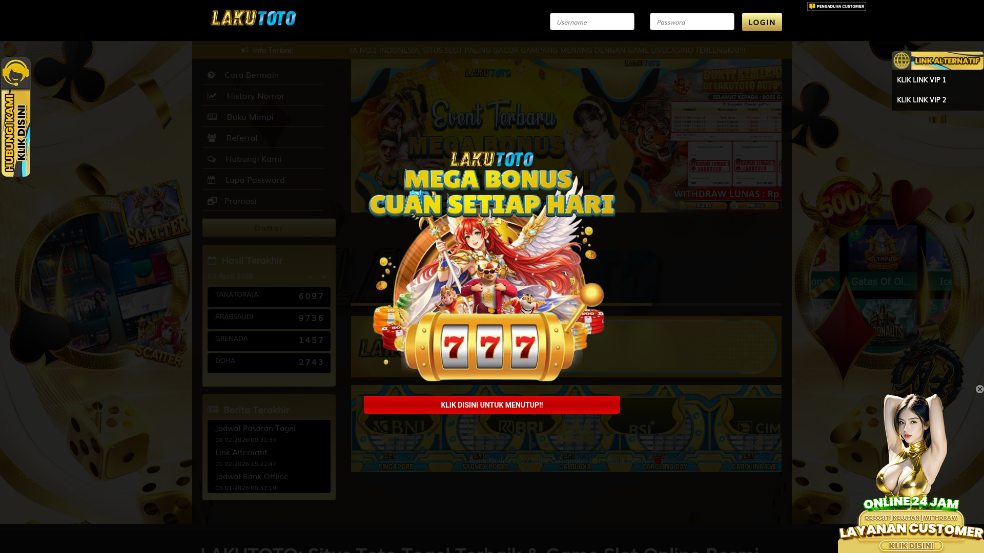 website screenshot of https://lakupapanatas.com