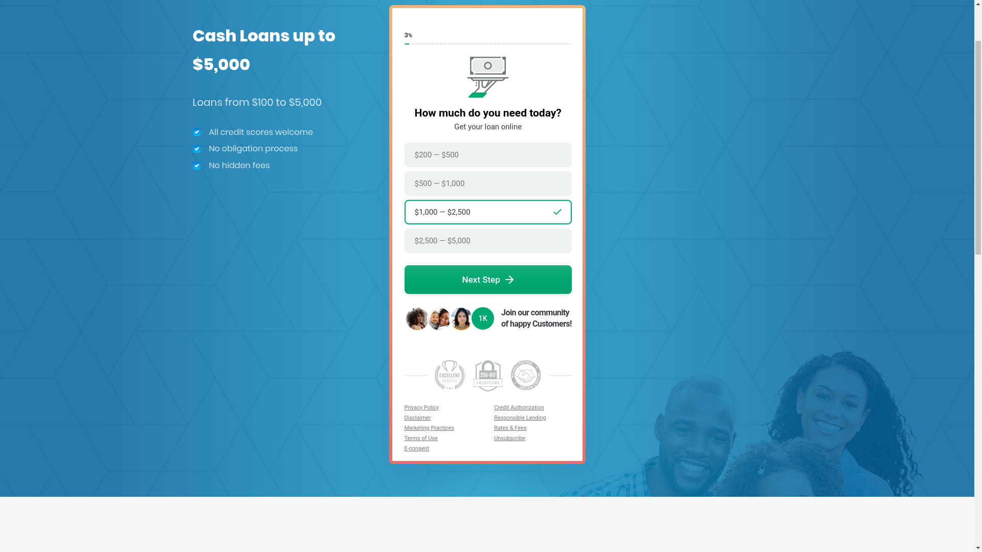 website screenshot of https://cherryfinancingapply.com/