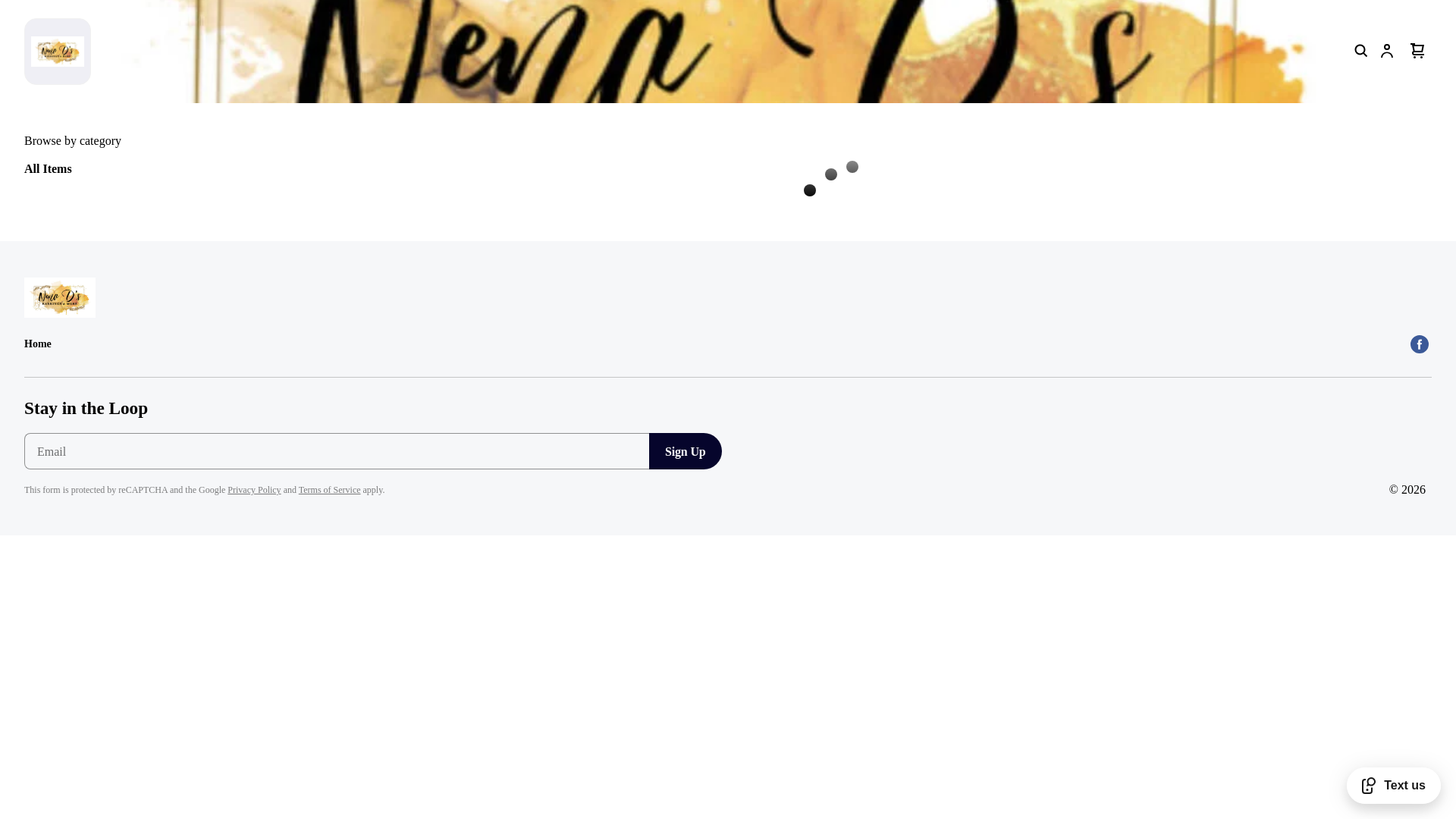 website screenshot of https://nenadsearringsandmore.com/