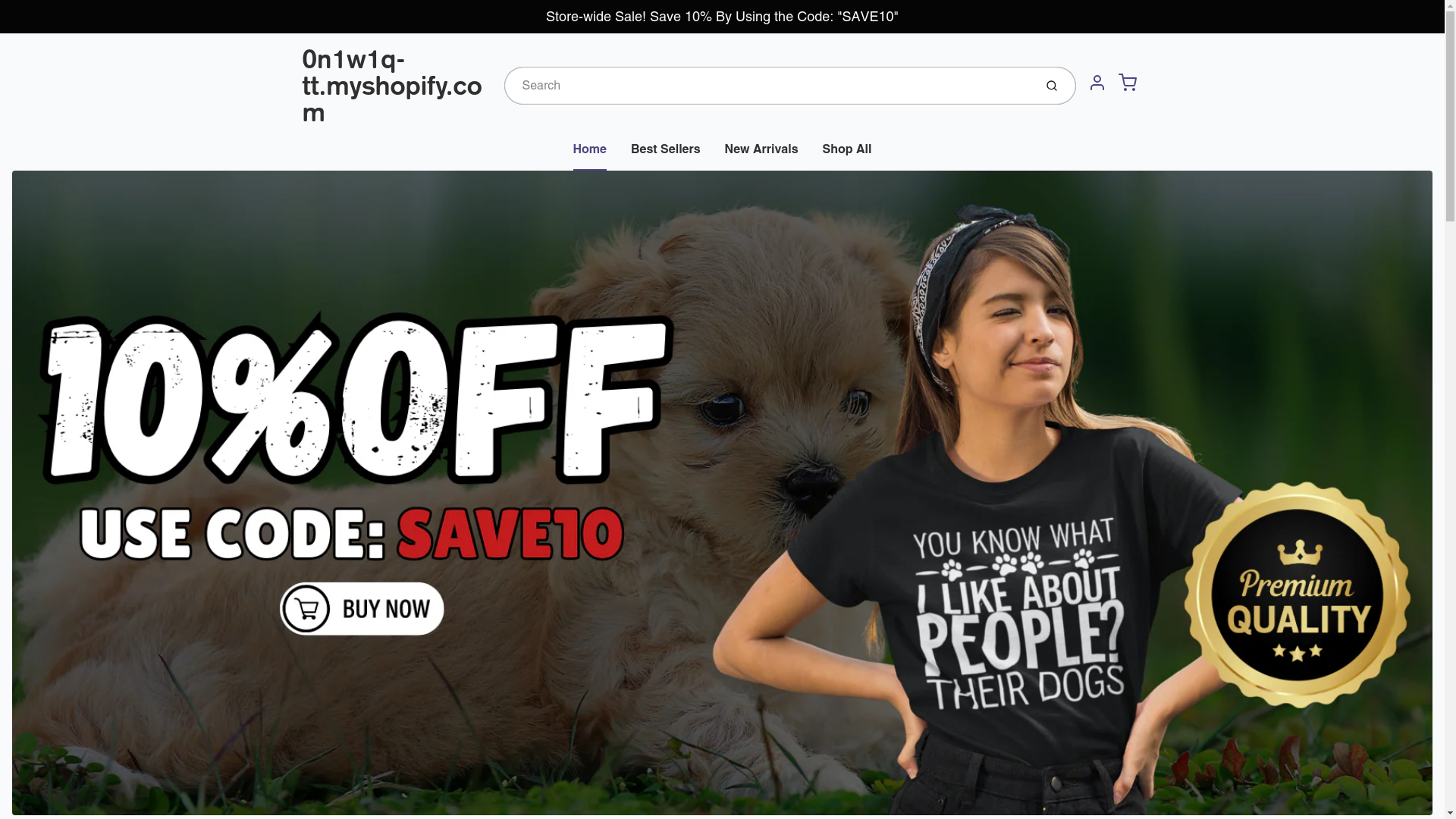 website screenshot of https://dogfamilytees.com/