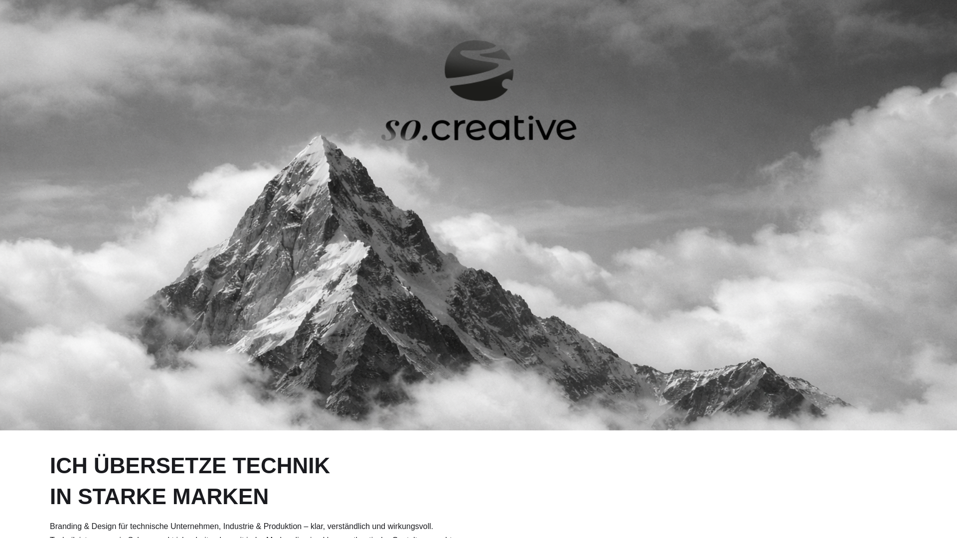 website screenshot of https://so-creative.at/