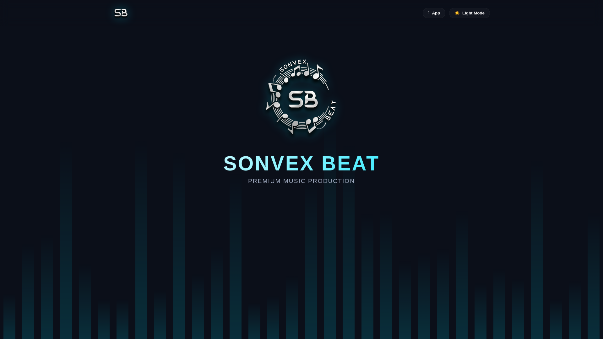website screenshot of https://sonvexbeat.com