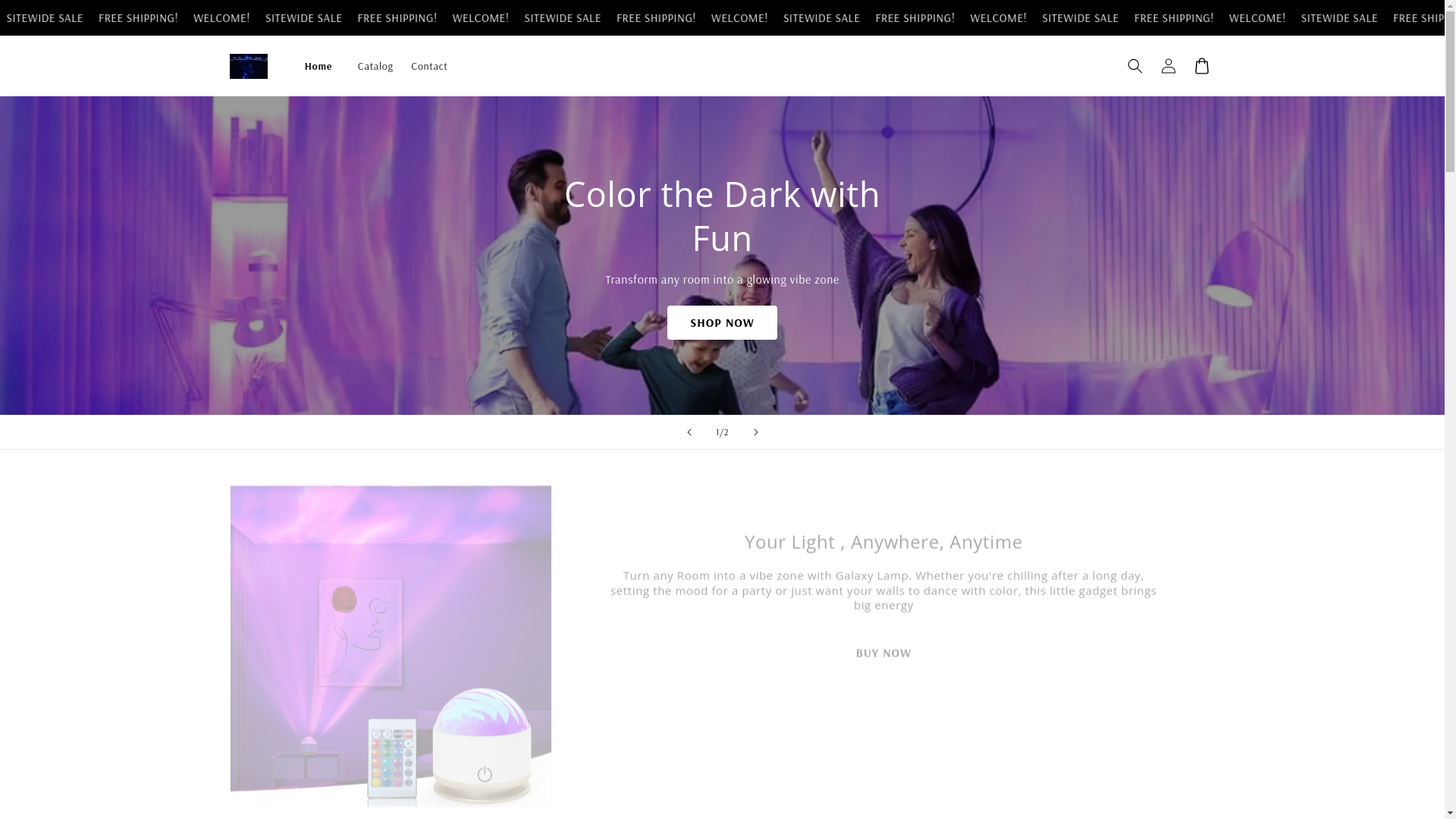 website screenshot of https://lightlampbest.store/