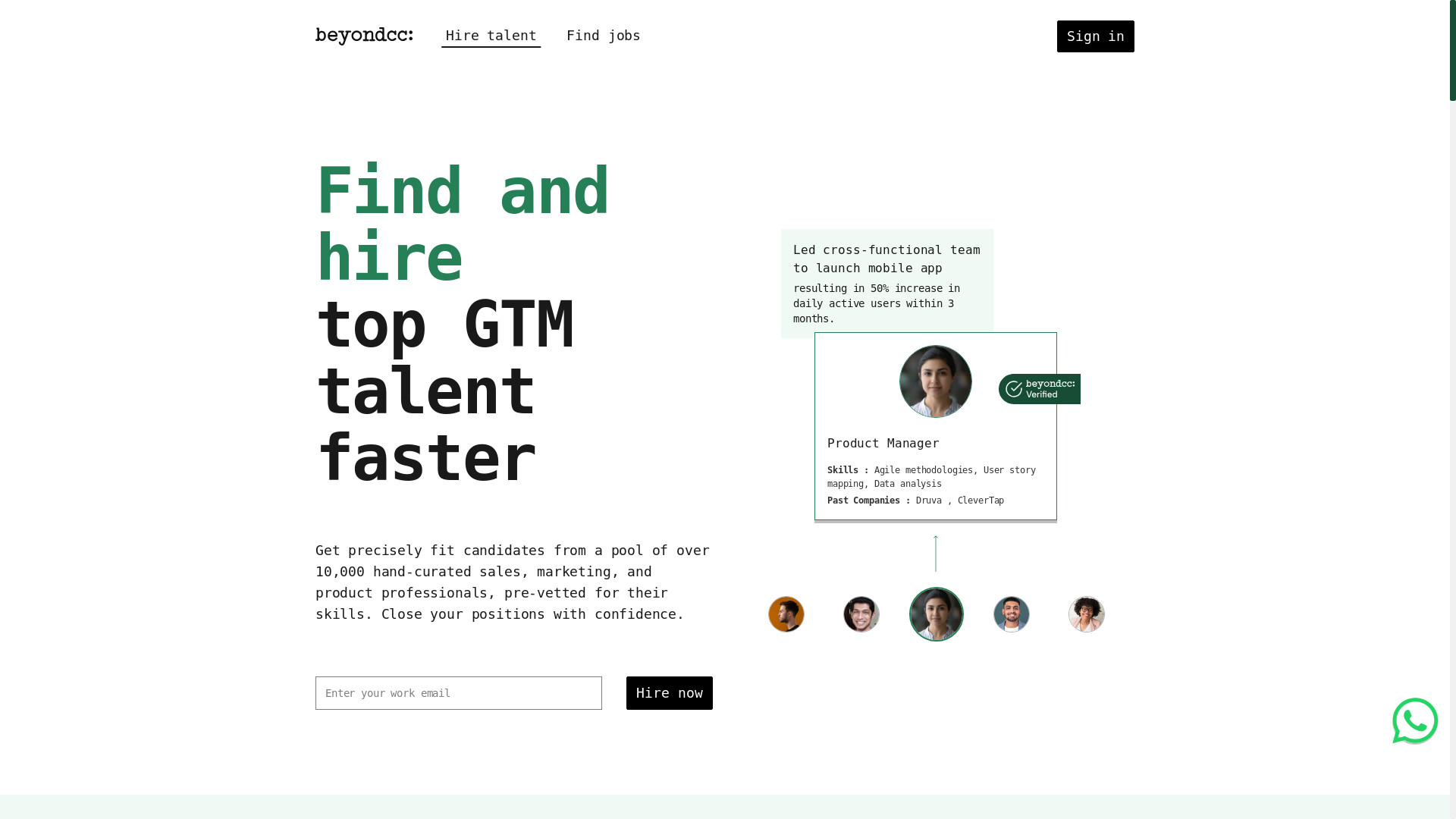 website screenshot of https://beyondccgtm.com/