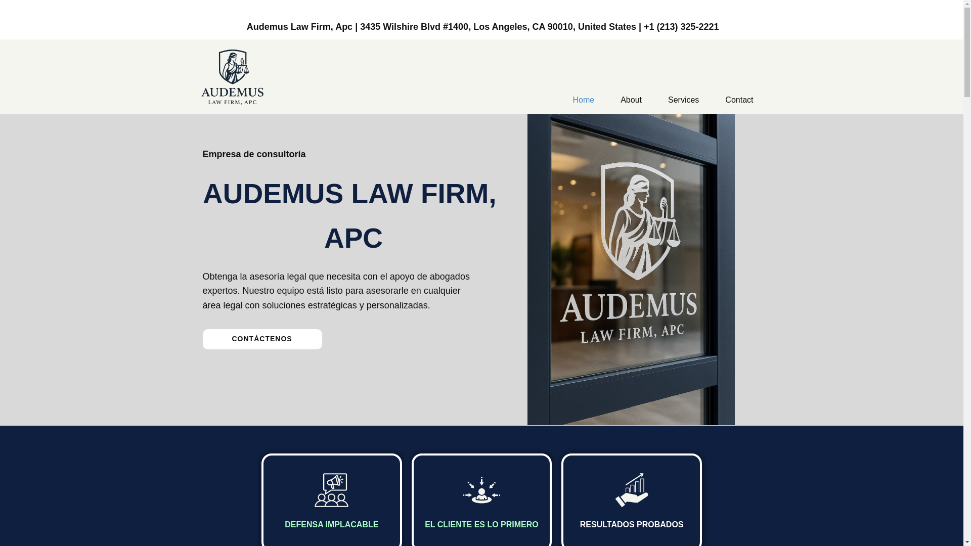 website screenshot of https://abogadosaccidenteslawfirm.xyz/