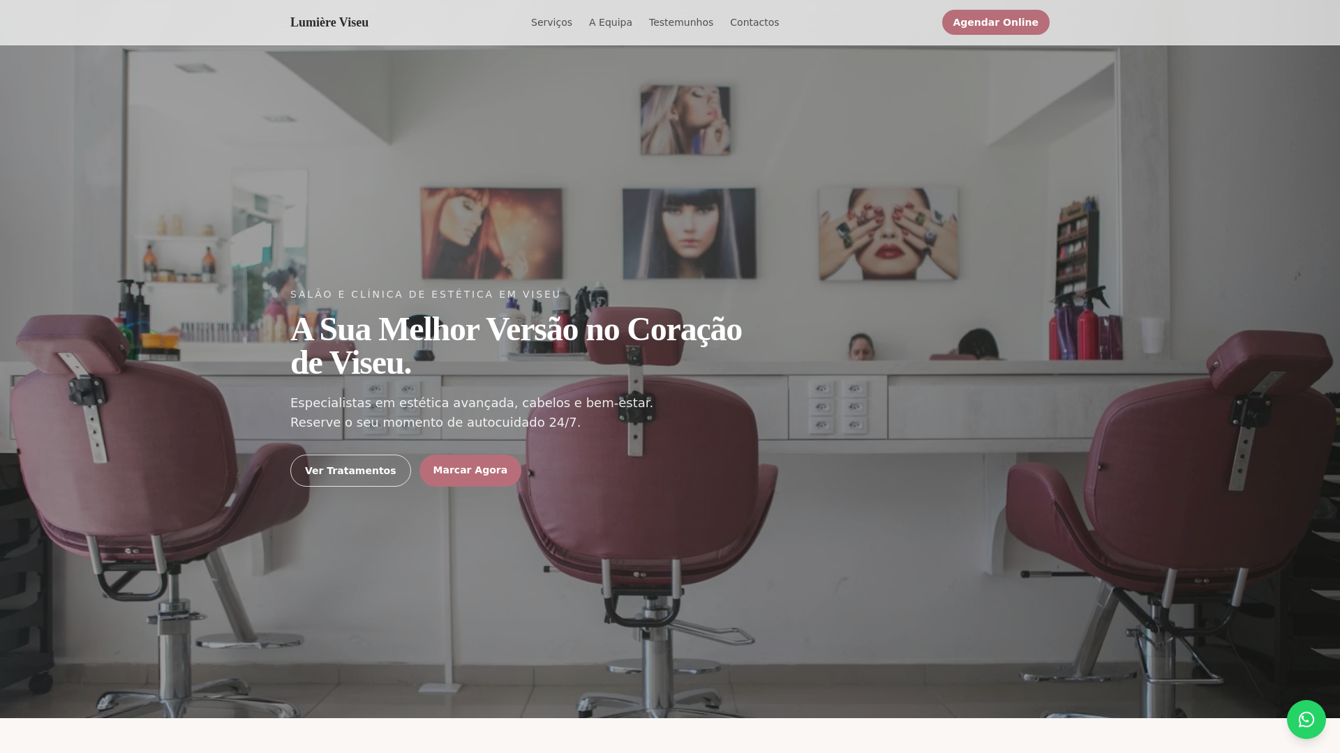 website screenshot of https://viseu-salon.pages.dev/