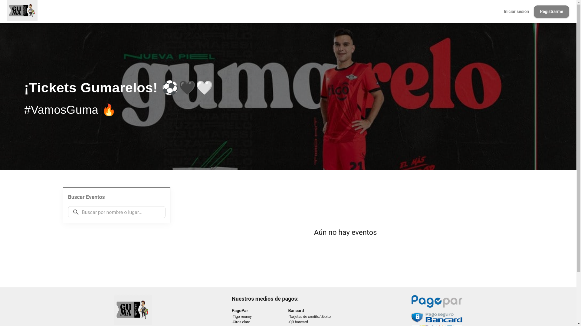 website screenshot of https://gumatickets-visitante.uk/