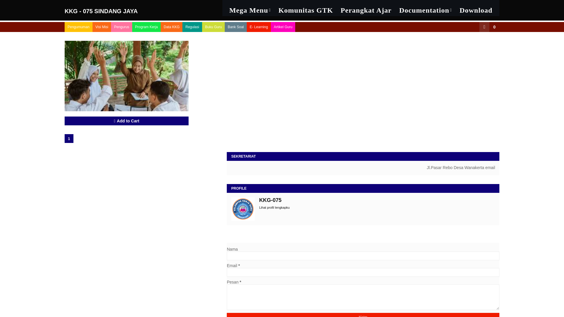 website screenshot of https://kkgsindangjayagugus075.com/