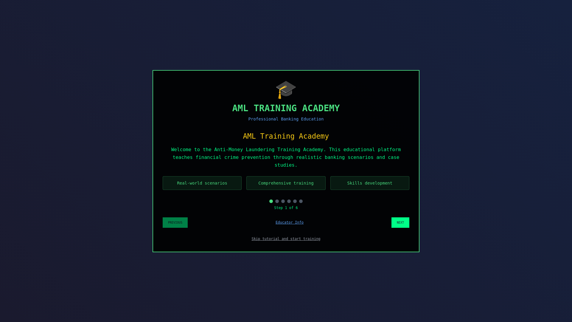 website screenshot of https://amldetective.ovh/