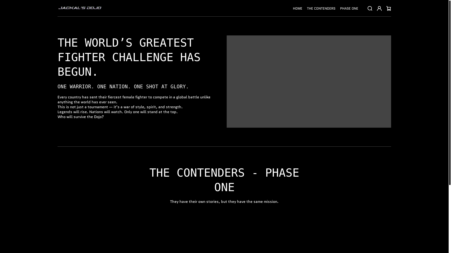 website screenshot of https://jackalsdojo.com/