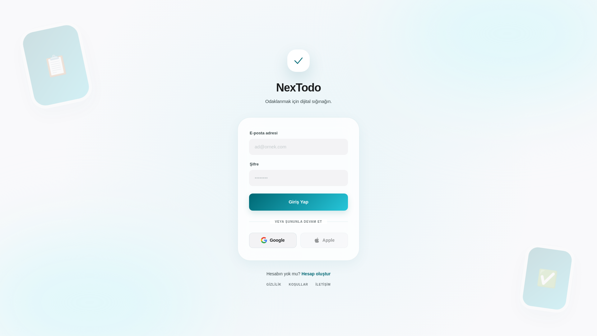 website screenshot of https://nextodoapp.com