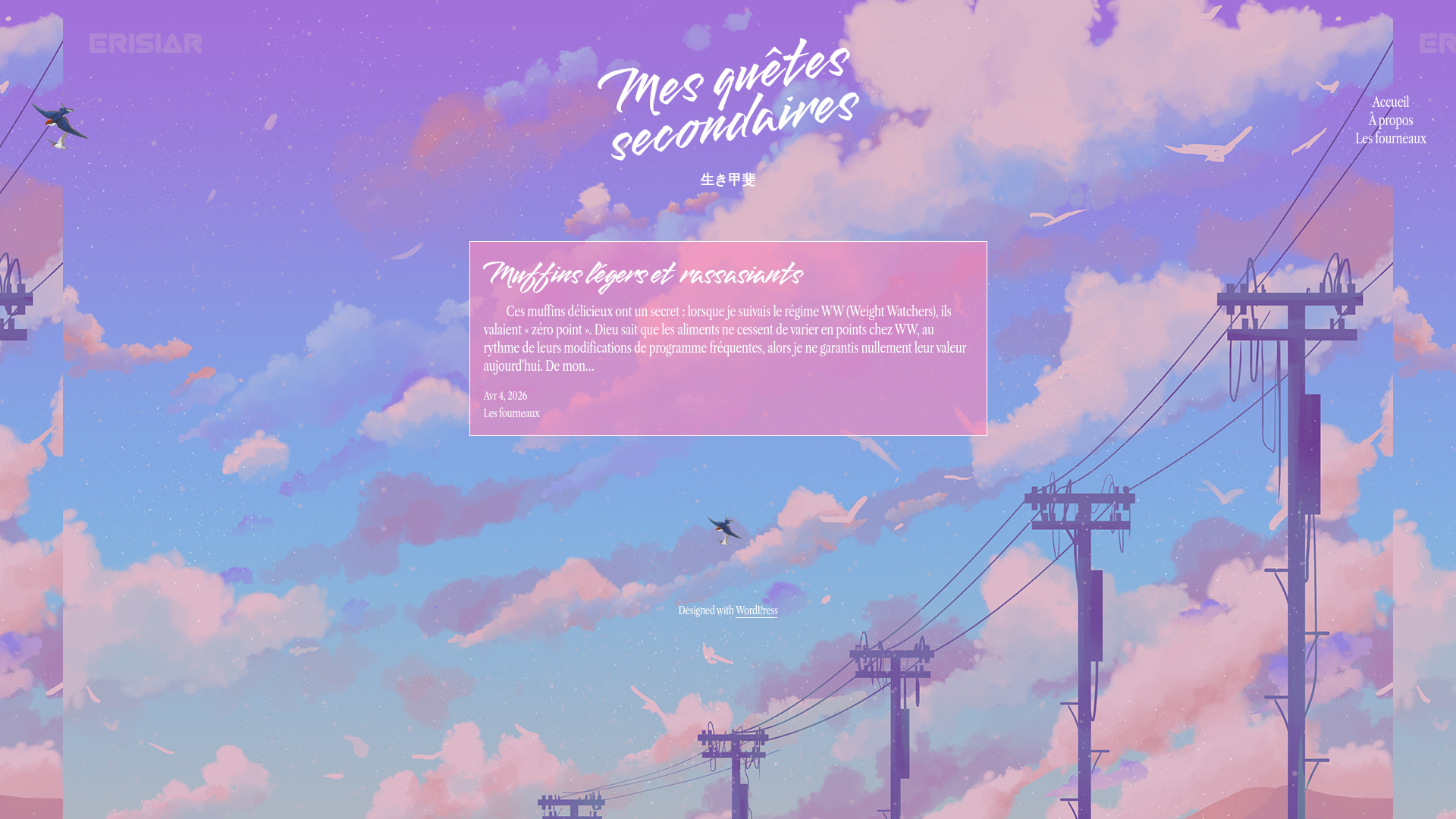 website screenshot of https://mesquetessecondaires.fr