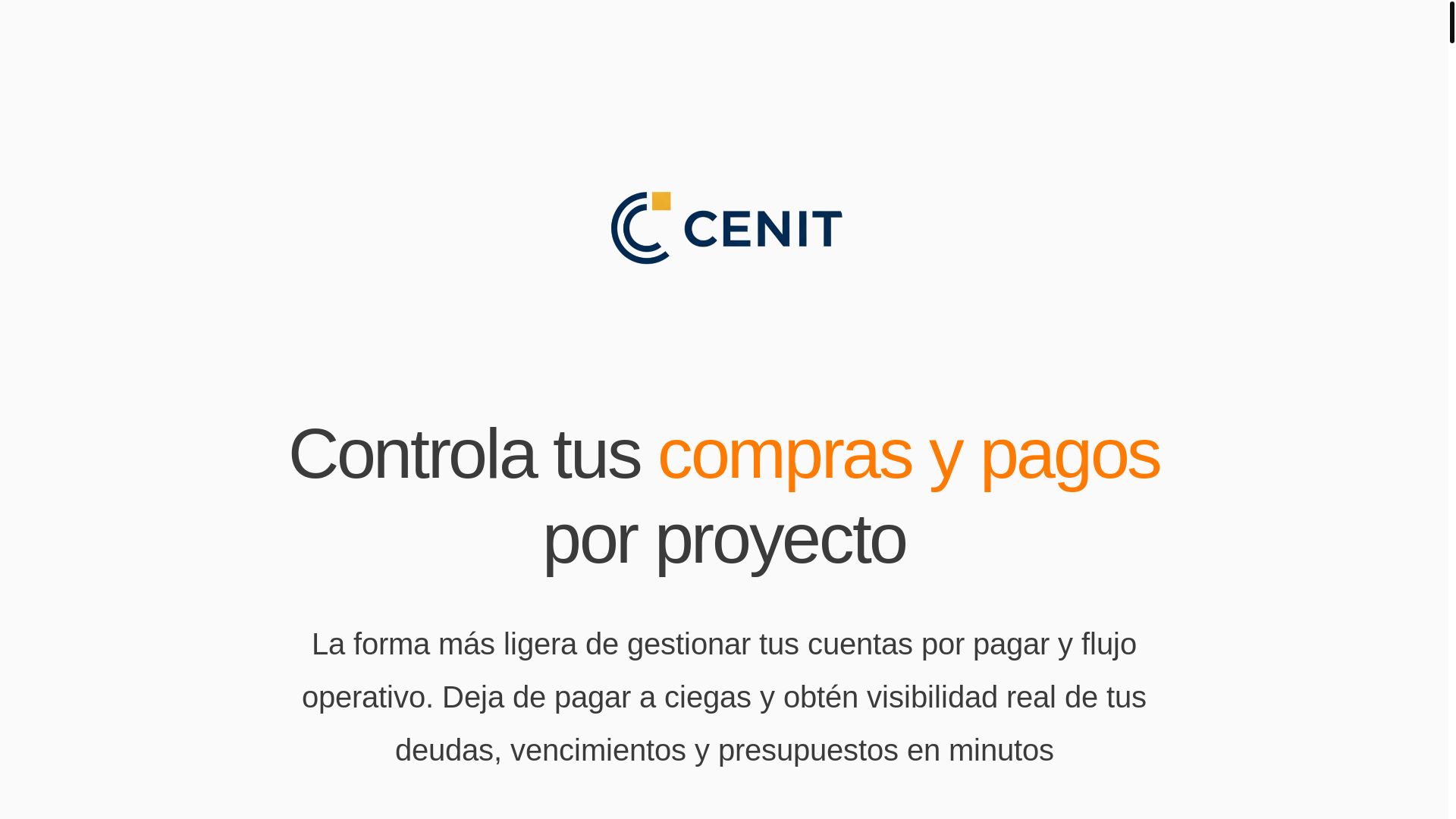 website screenshot of https://ceniterp.com/