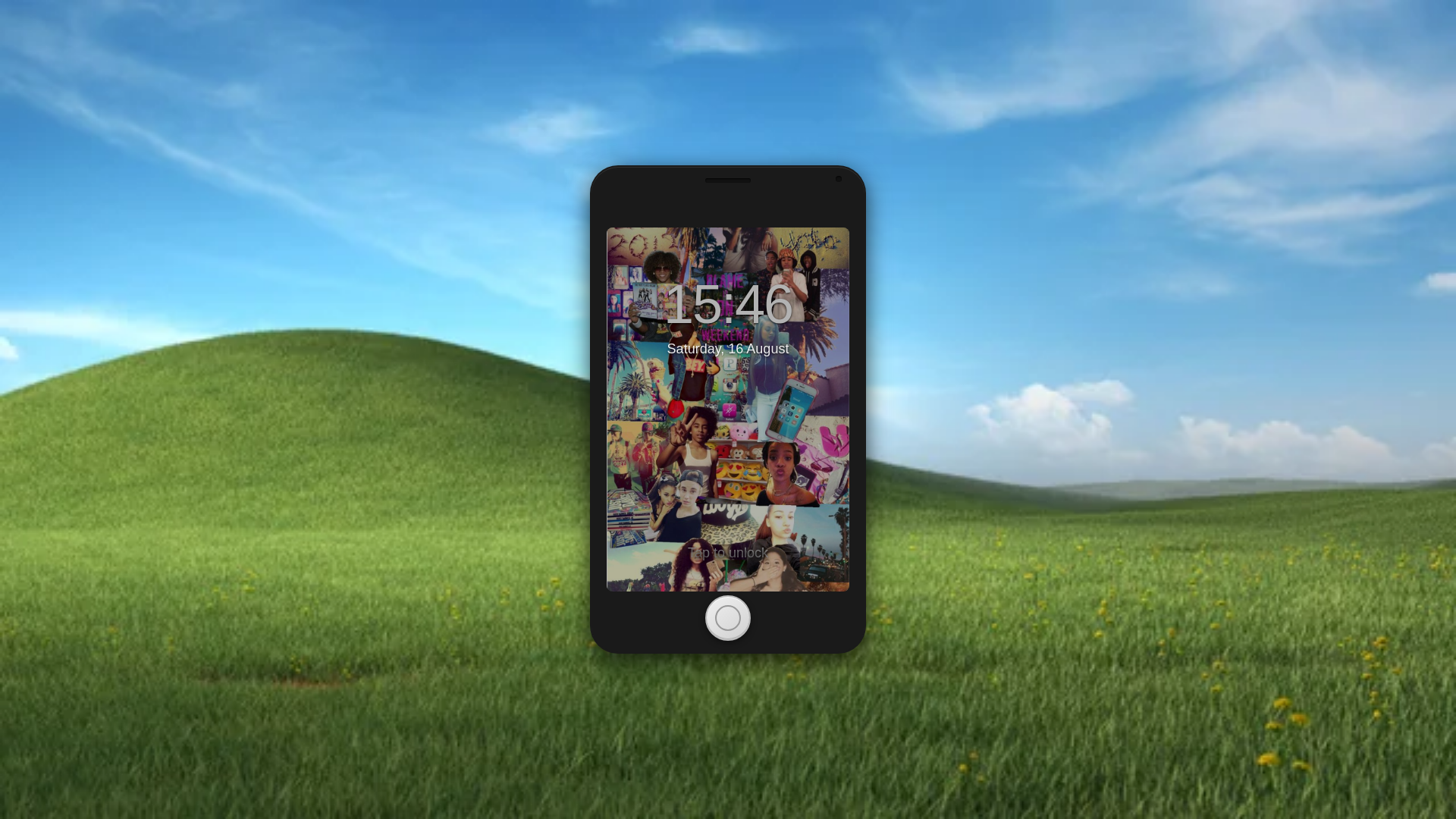 website screenshot of https://nostalgia-phone.lol/