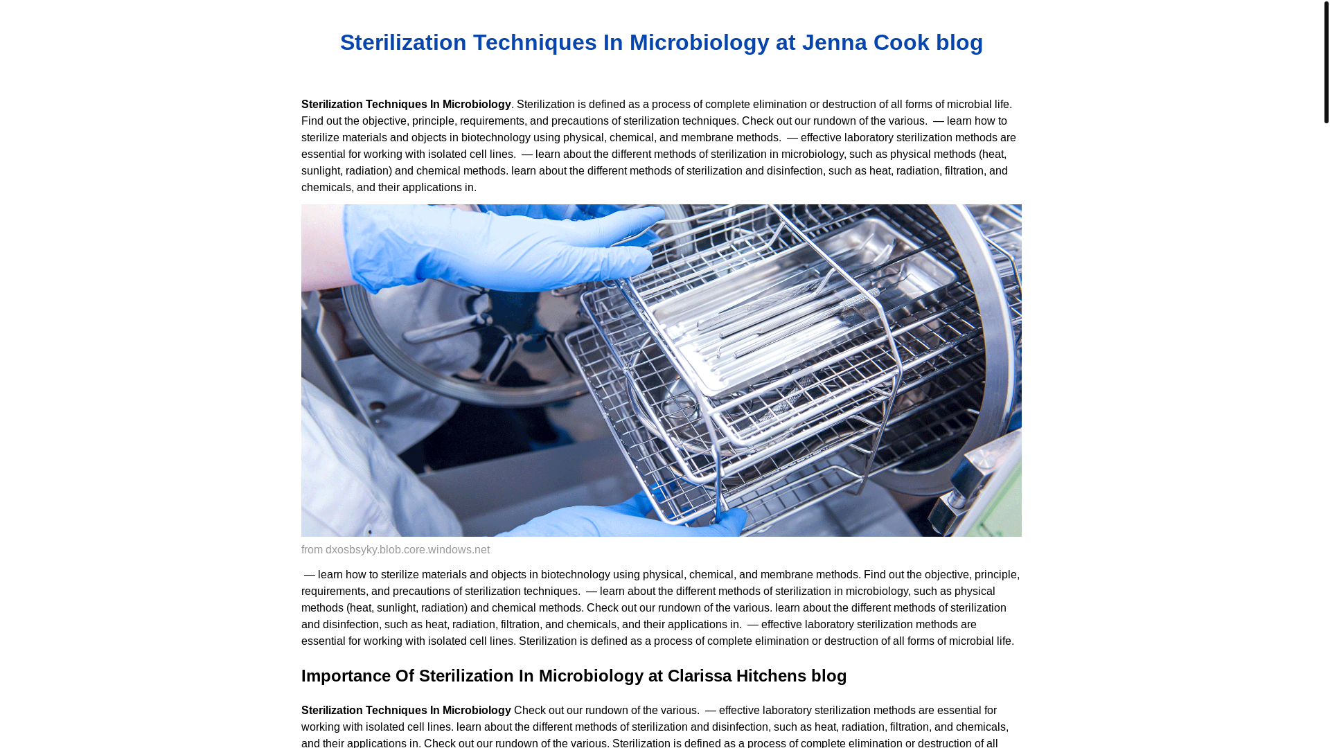 website screenshot of https://klaklkkis.blob.core.windows.net/rtt1bqreba/sterilization-techniques-in-microbiology.html