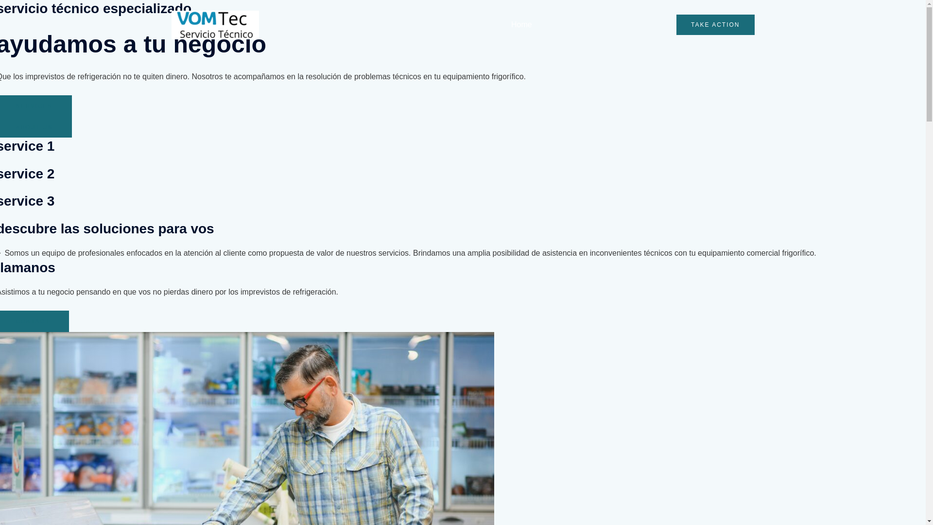 website screenshot of https://vomtec.site/
