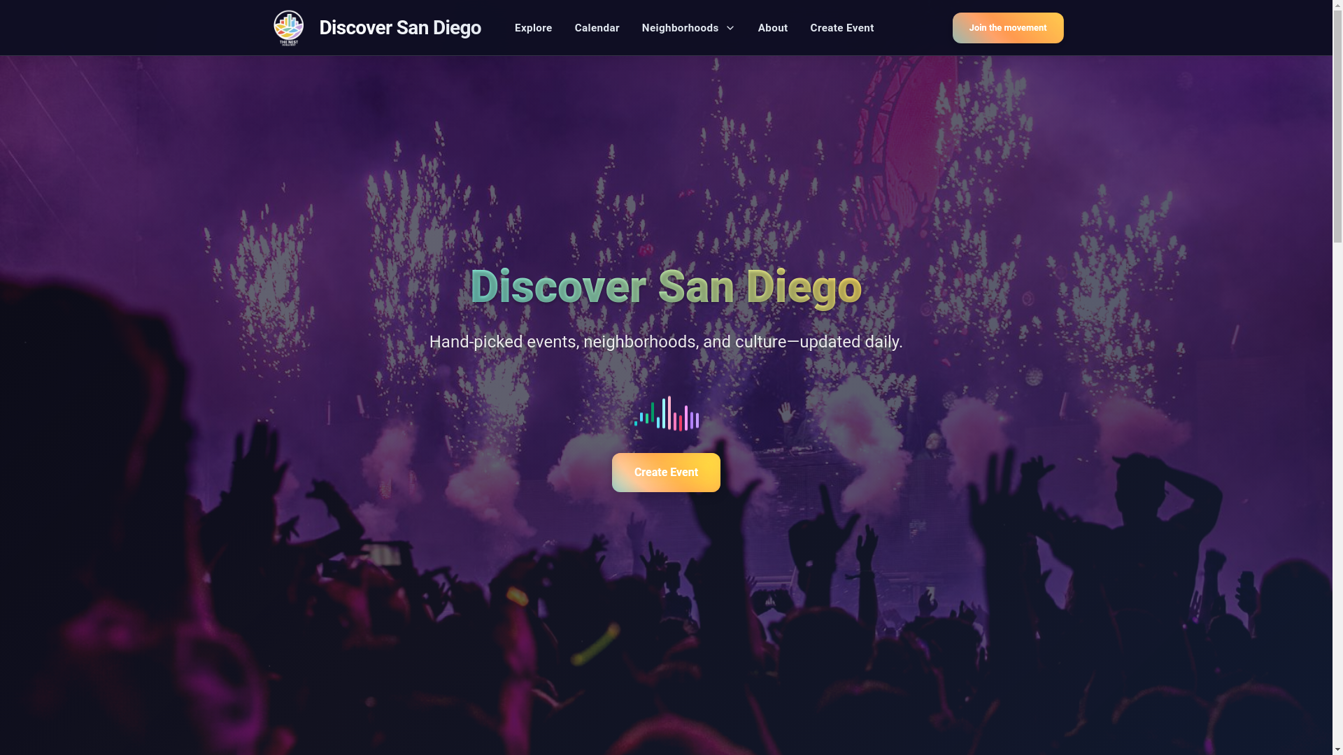 website screenshot of https://thenestinhillcrest.com/