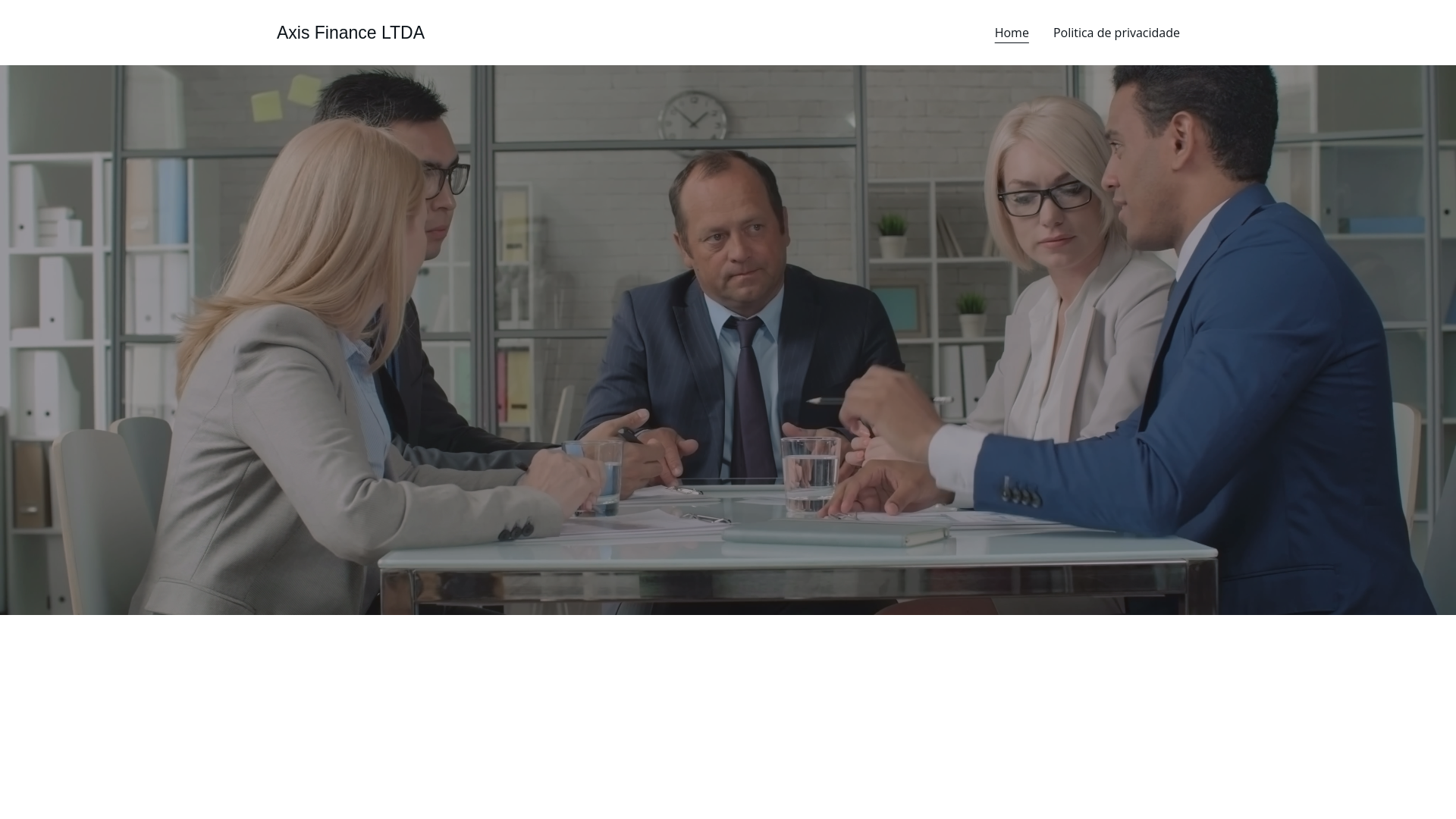 website screenshot of https://axisfinanceltda.com/