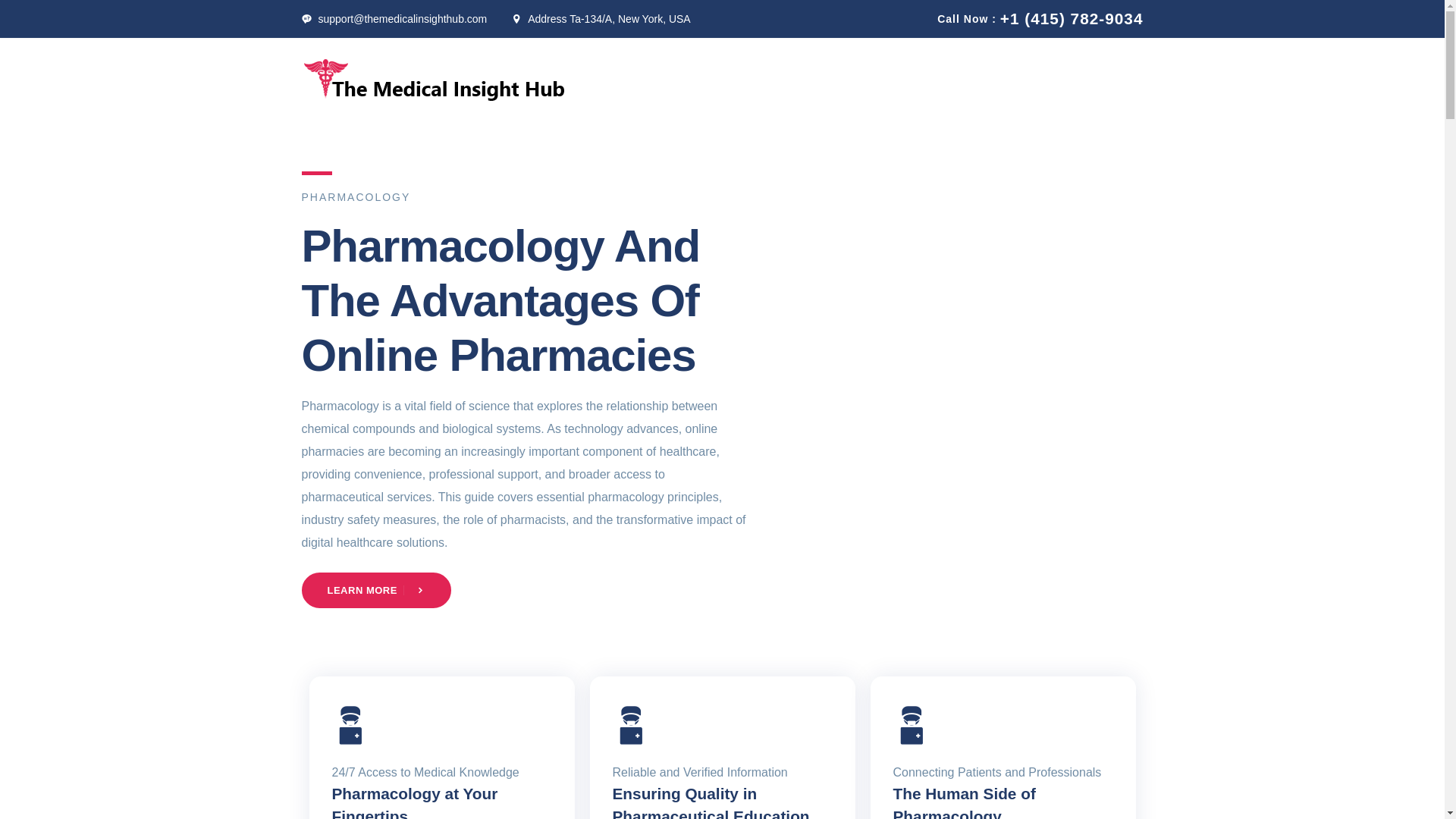 website screenshot of https://themedicalinsighthub.com/