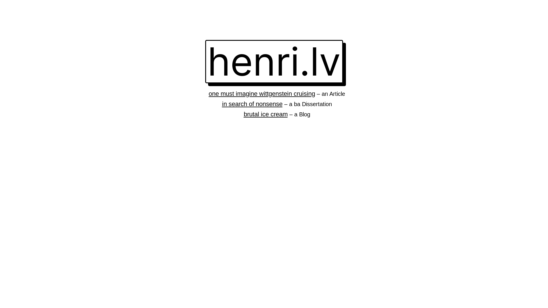 website screenshot of https://henri-lv.pages.dev/
